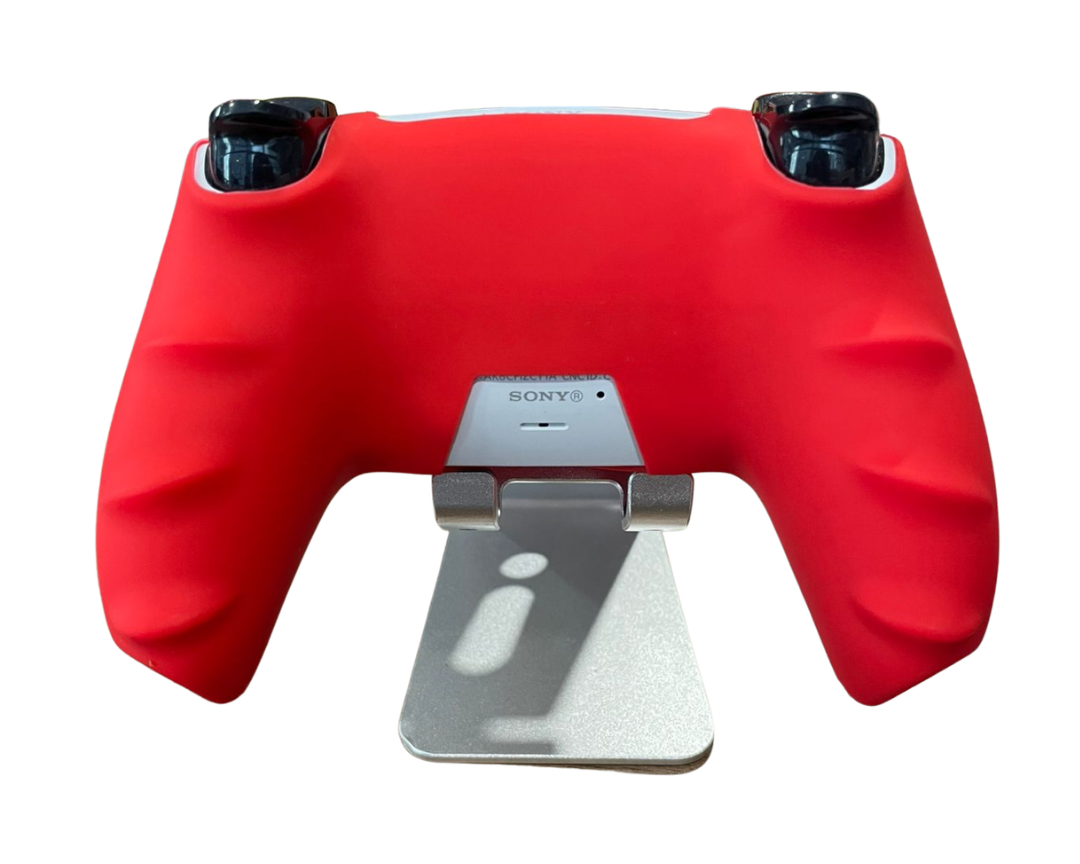 PLAYSTATION 5:ACCSESORIOS PS5:COVER - CONTROL PS5 SILICONA ROJO/ PS5