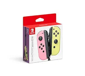 CONTROL NINTENDO JOYCON ROSA AMARILLO PASTEL