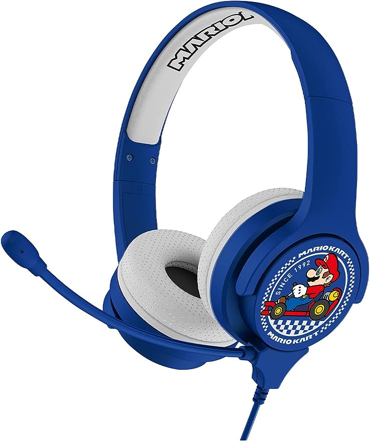 AUDIFONOS MARIO KART CABLE PARA NIÑOS OTL