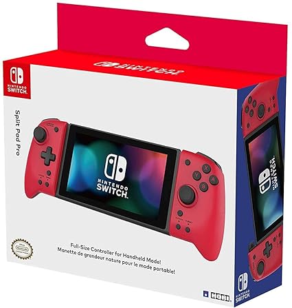 NINTENDO SWITCH SPLIT PAD RED HORI