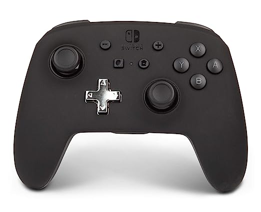 CONTROL INALAMBRICO NINTENDO SWITCH NEGRO POWERA RECARGABLE