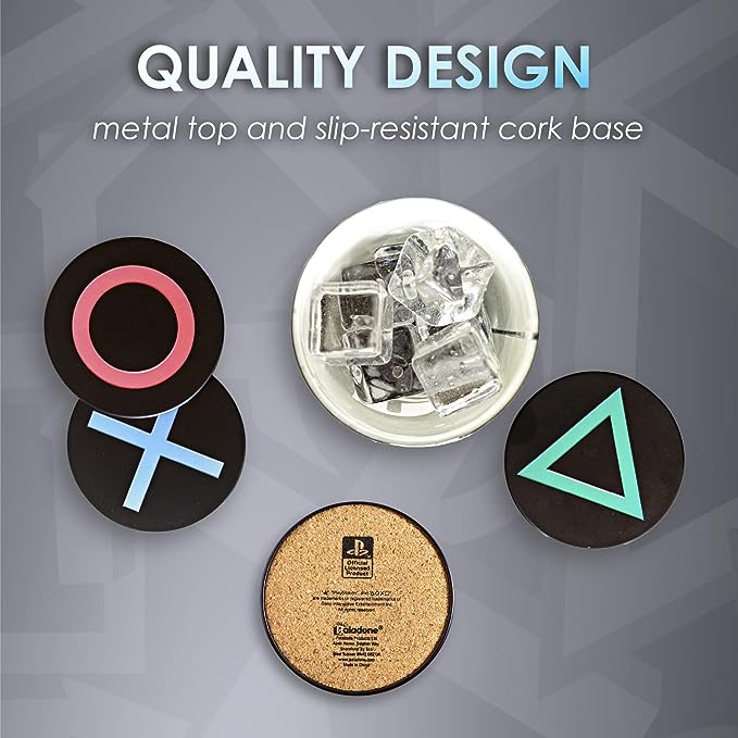 PORTAVASOS DISEÑO PLAYSTATION