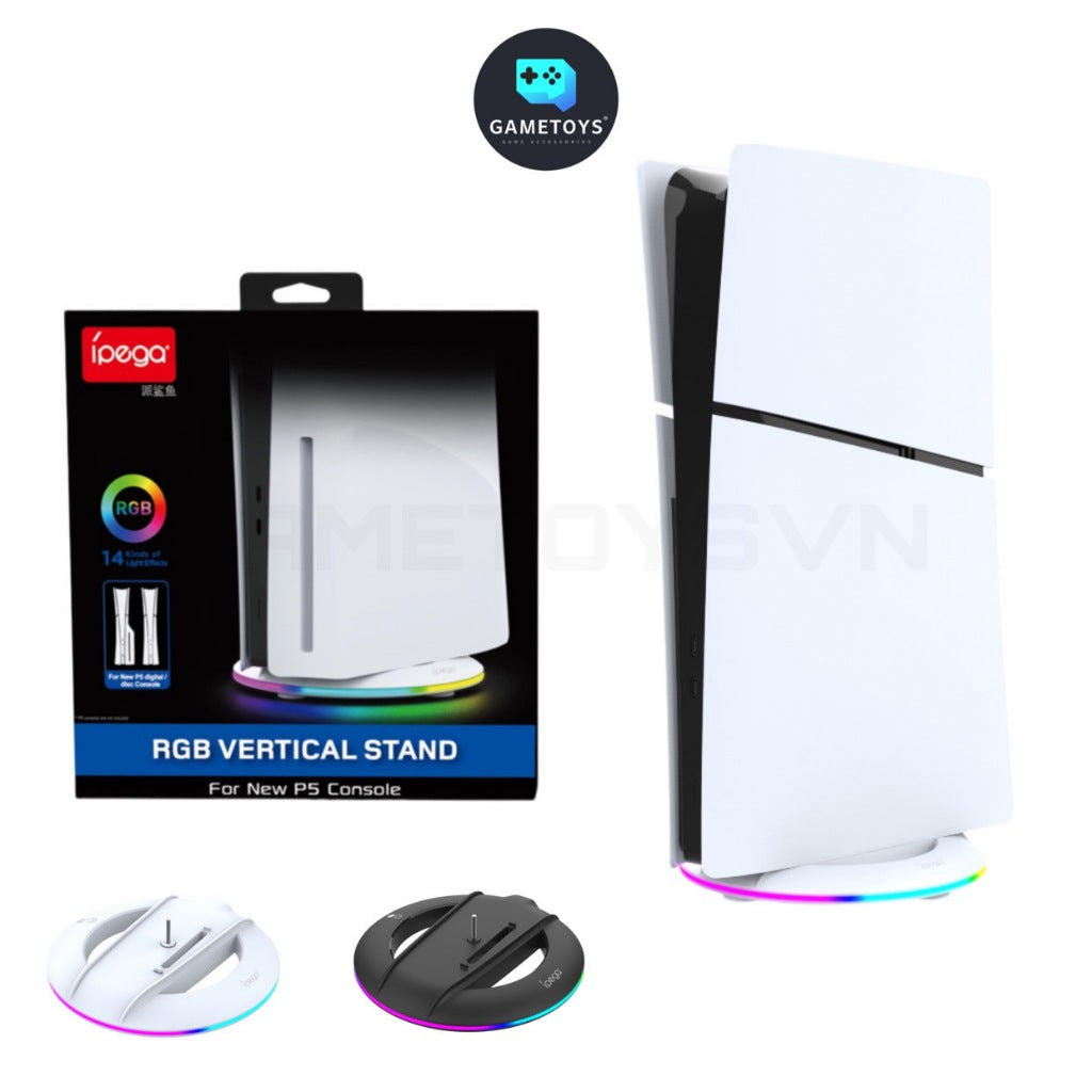 BASE - RGB VERTICAL STAND FOR NEW P5 CONSOLE / PS5