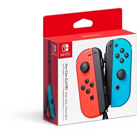 CONTROL NINTENDO JOYCON NEON ROJO AZUL