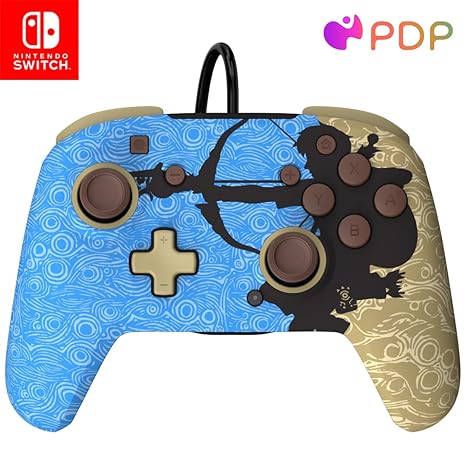 NINTENDO SWITCH CONTROL ZELDA PDP CELESTE CHOCOLATE