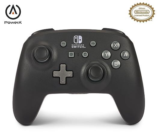 CONTROL INALAMBRICO NINTENDO SWITCH POWERA NEGRO BATERIA AA