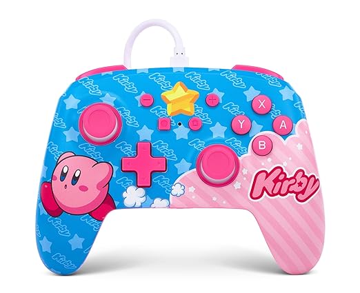 CONTROL DE CABLE NINTENDO SWITCH KIRBY