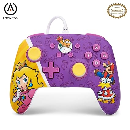 NINTENDO SWITCH CONTROL CABLE - PRINCESA PEACH  POWERA