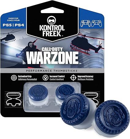 KONTROLFREEK CALL OF DUTY: WARZONE PERFORMANCE THUMBSTICKS PS4 / PS5 AZUL/GRIS