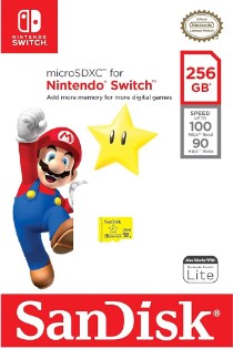 MICRO SD 256 GB NINTENDO SUPER MARIO